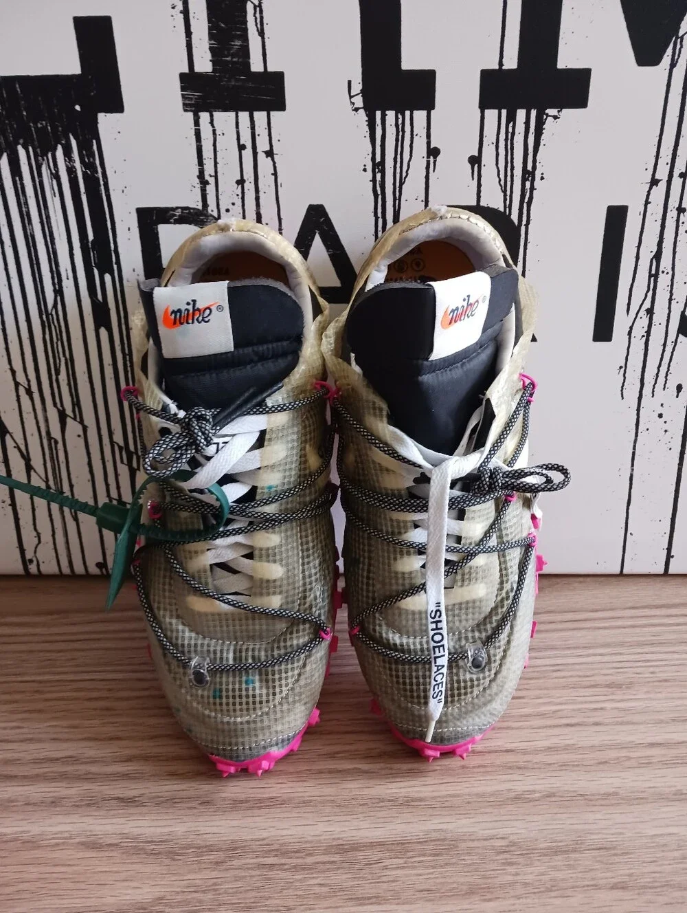 Nike x Off White Waffle Racer Sneajers Size US 11, ER 43, UK 8.5